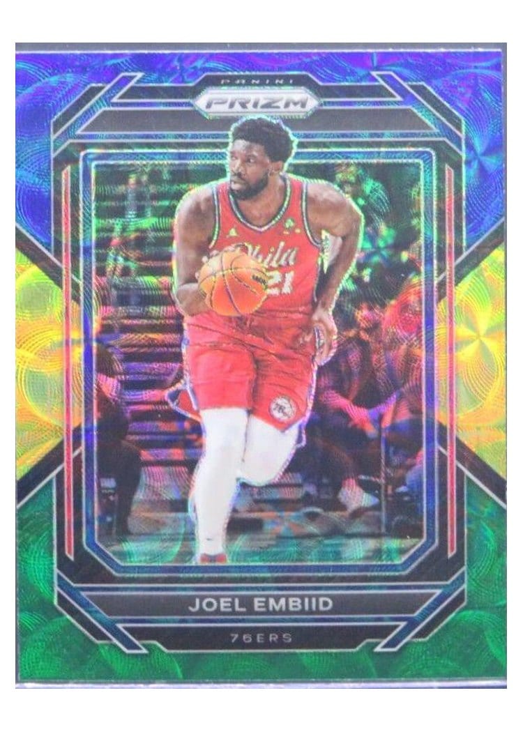 2022-23 Panini Prizm Base Set Joel Embiid #34 card
