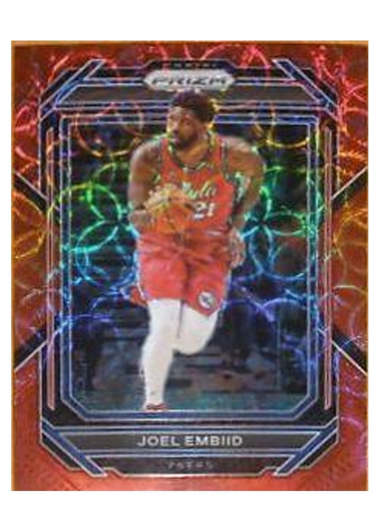 2022-23 Panini Prizm Base Set Joel Embiid #34 card