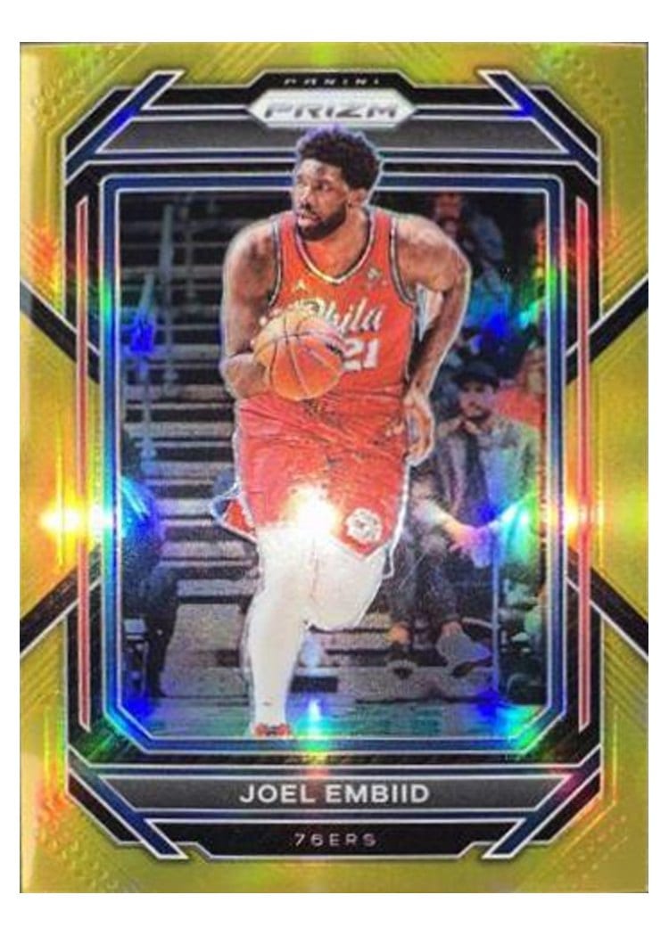 2022-23 Panini Prizm Base Set Joel Embiid #34 card