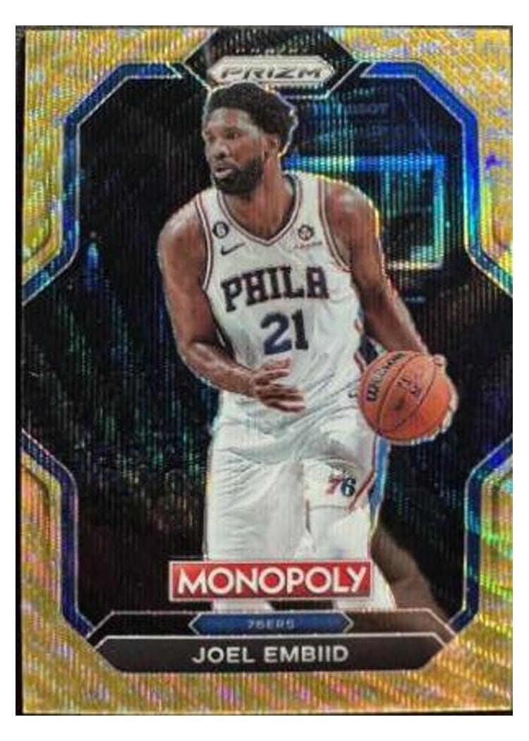 2022-23 Panini Prizm Base Set Joel Embiid #34 card
