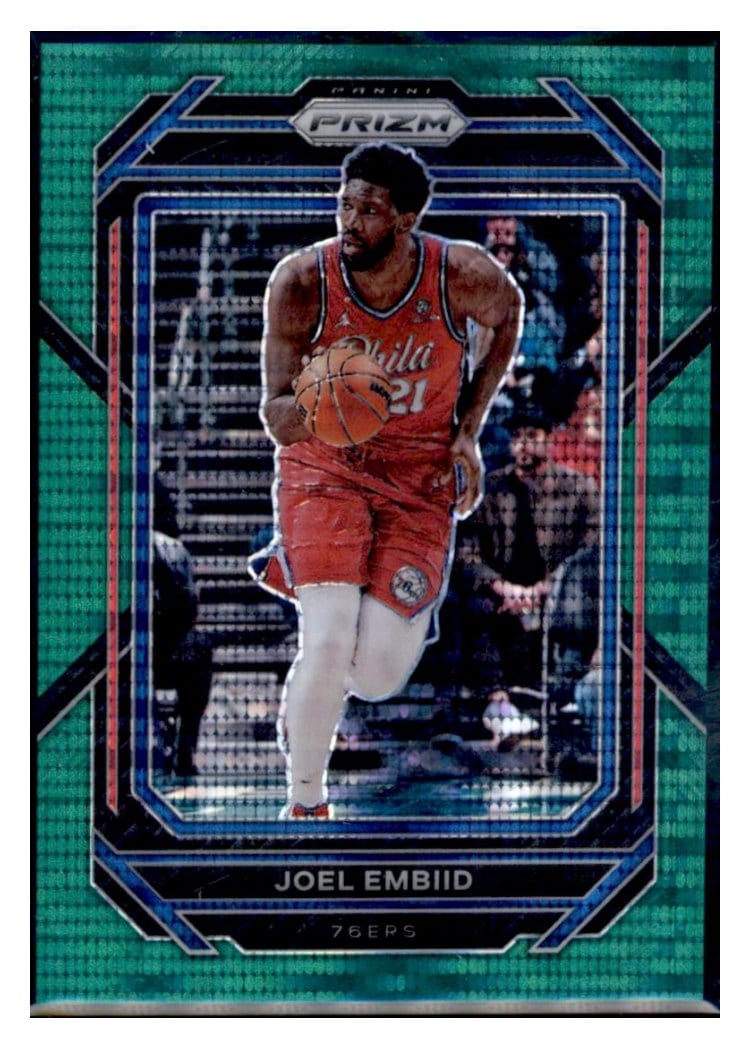 2022-23 Panini Prizm Base Set Joel Embiid #34 card