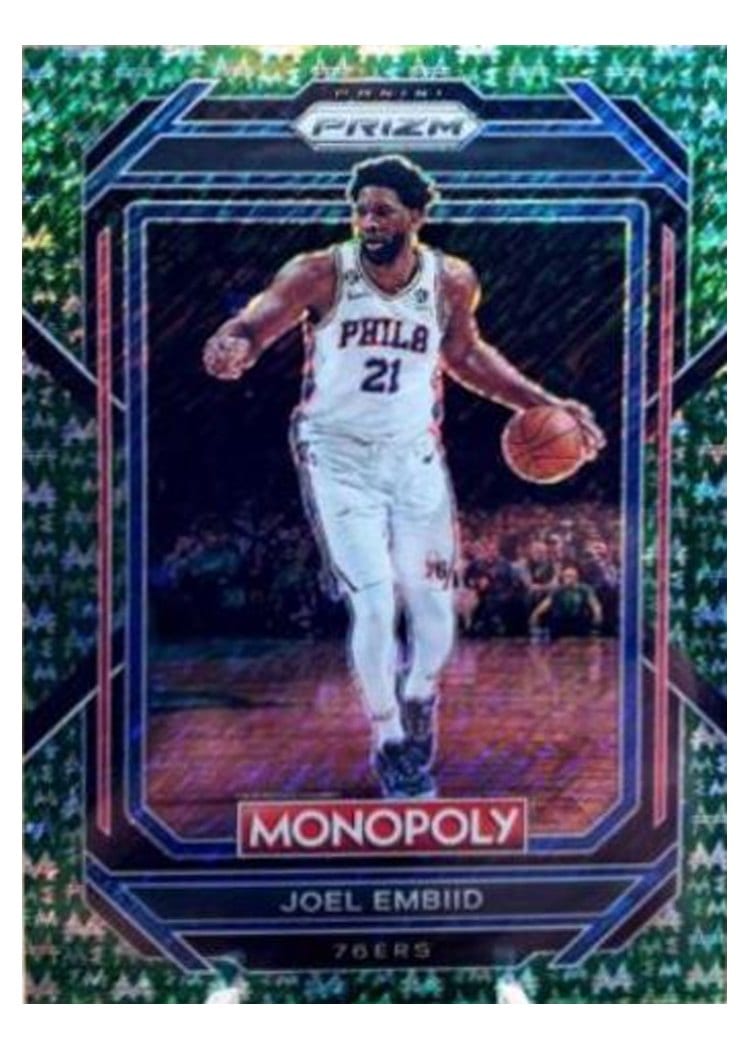 2022-23 Panini Prizm Base Set Joel Embiid #34 card