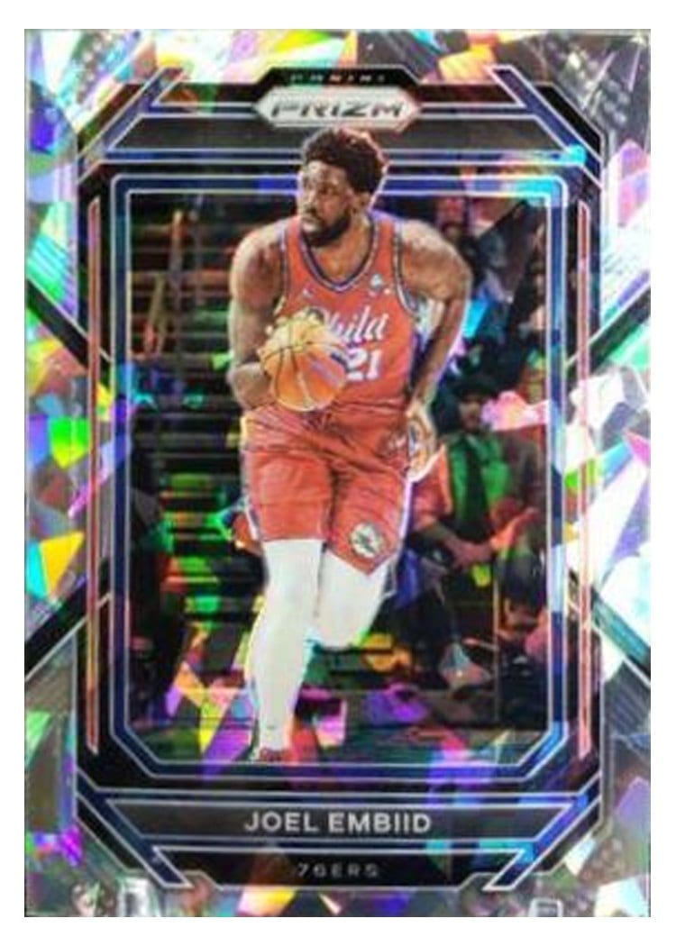 2022-23 Panini Prizm Base Set Joel Embiid #34 card