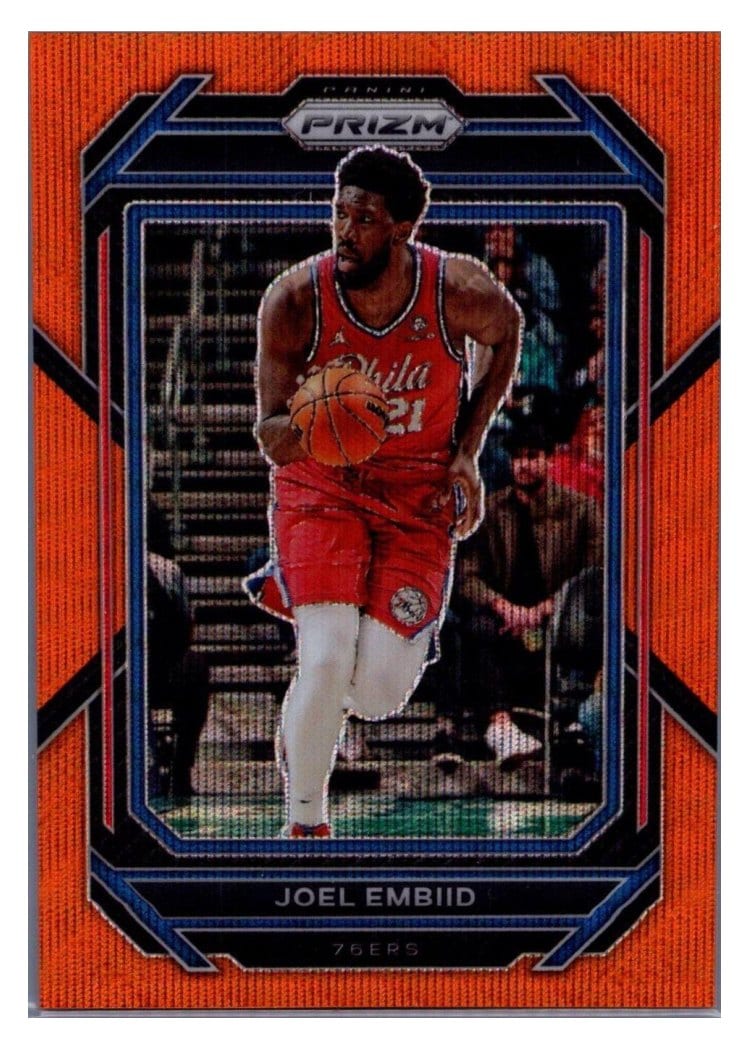 2022-23 Panini Prizm Base Set Joel Embiid #34 card