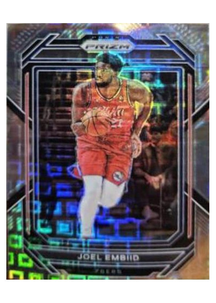 2022-23 Panini Prizm Base Set Joel Embiid #34 card