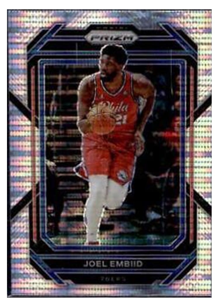 2022-23 Panini Prizm Base Set Joel Embiid #34 card