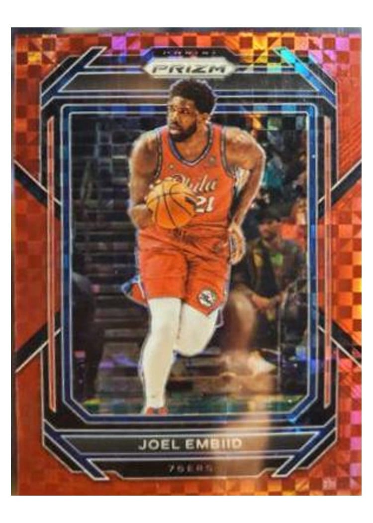 2022-23 Panini Prizm Base Set Joel Embiid #34 card