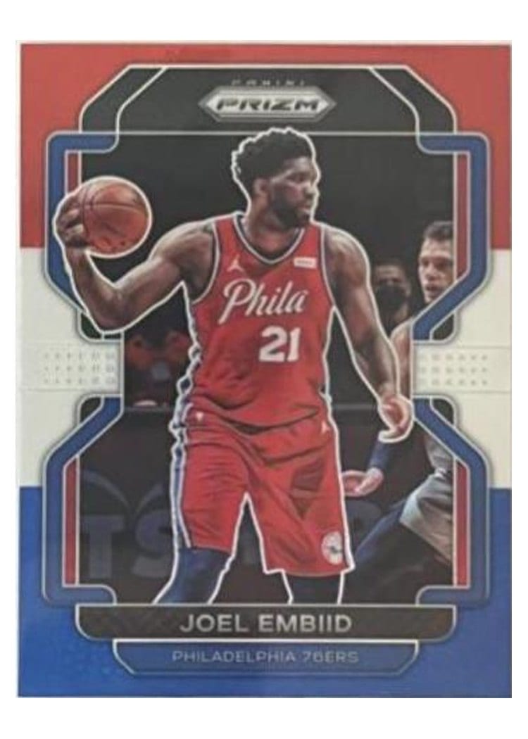 2022-23 Panini Prizm Base Set Joel Embiid #34 card