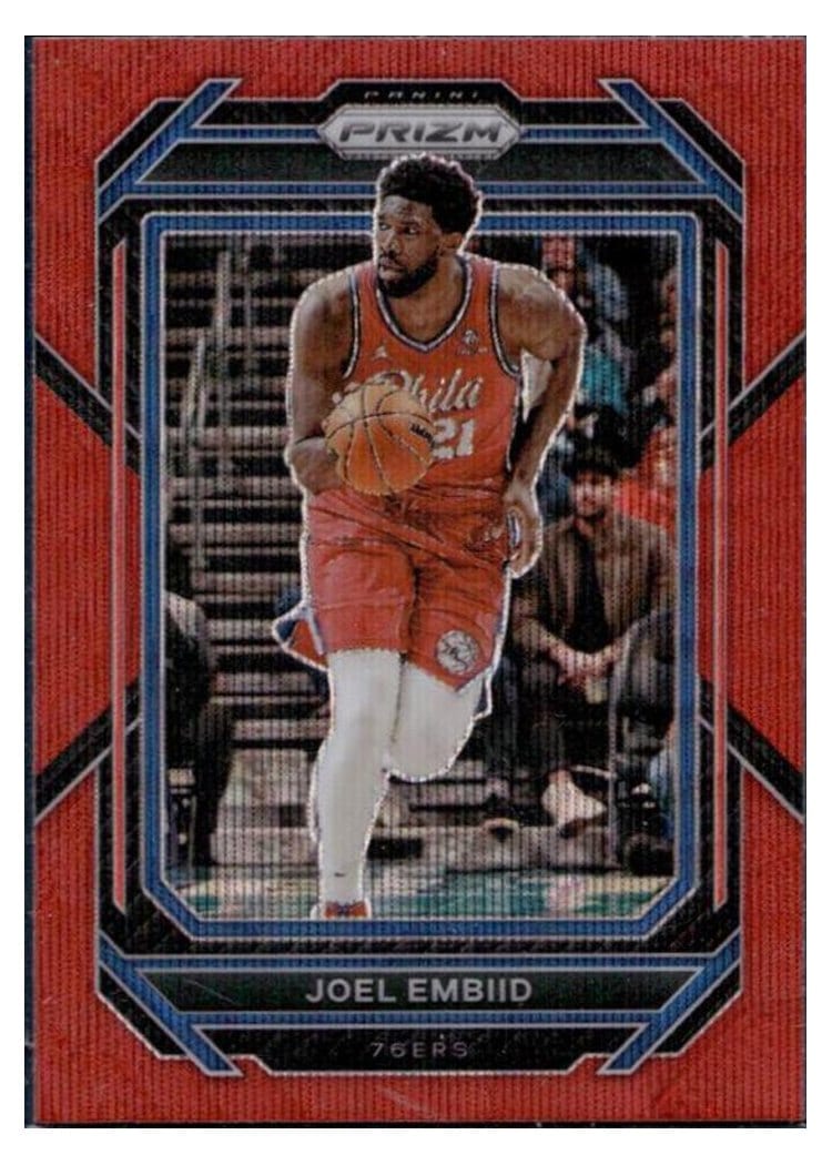 2022-23 Panini Prizm Base Set Joel Embiid #34 card