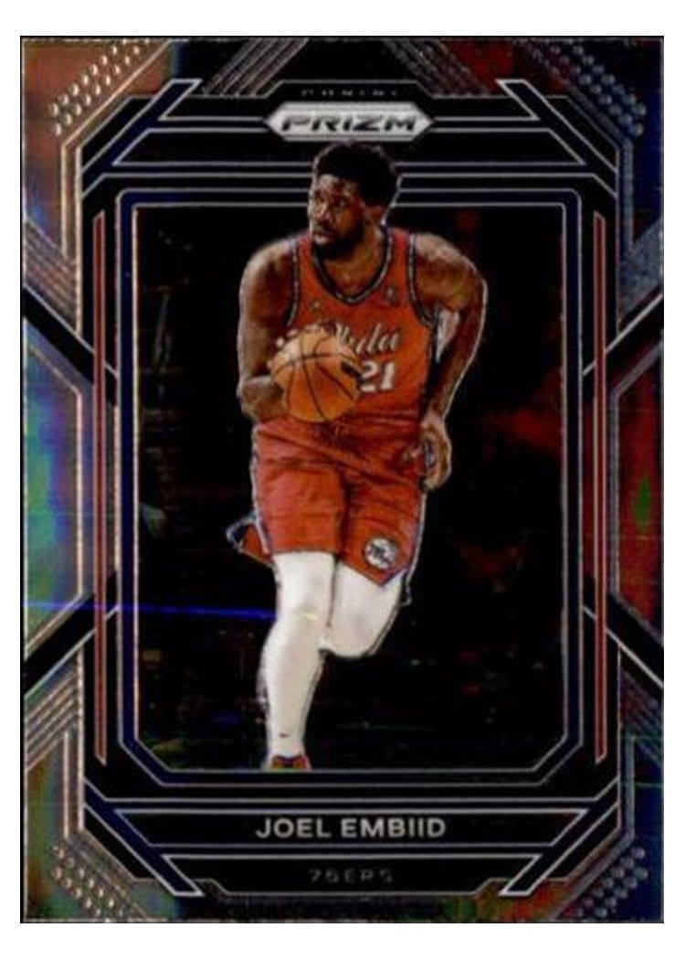 2022-23 Panini Prizm Base Set Joel Embiid #34 card