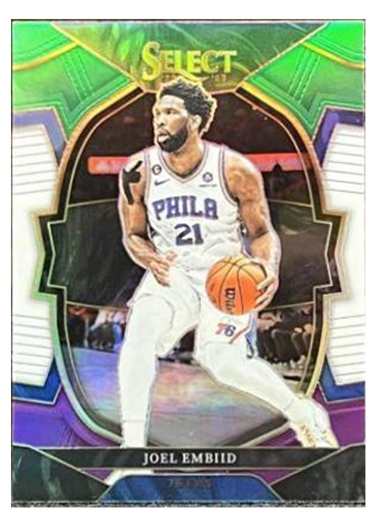 2022-23 Panini Select Base Set Joel Embiid #47 card
