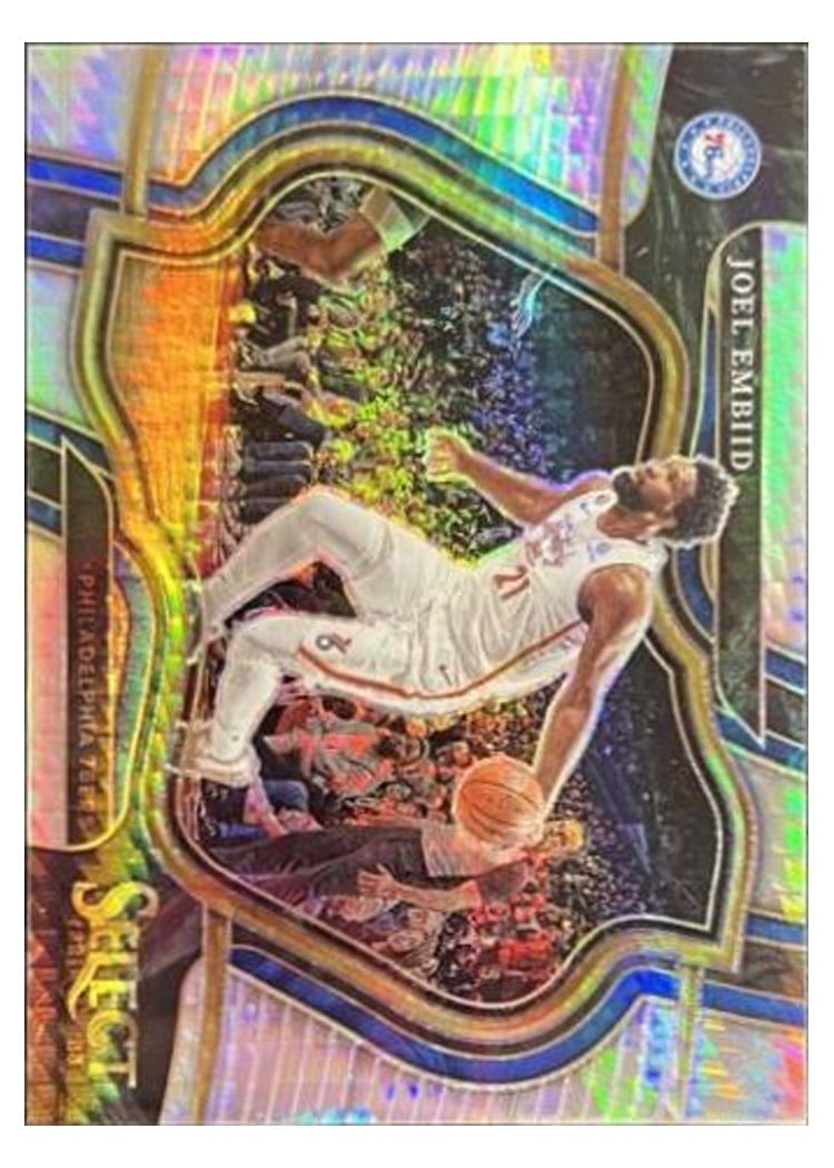 2022-23 Panini Select Base Set Joel Embiid Lucky Envelopes #47 card