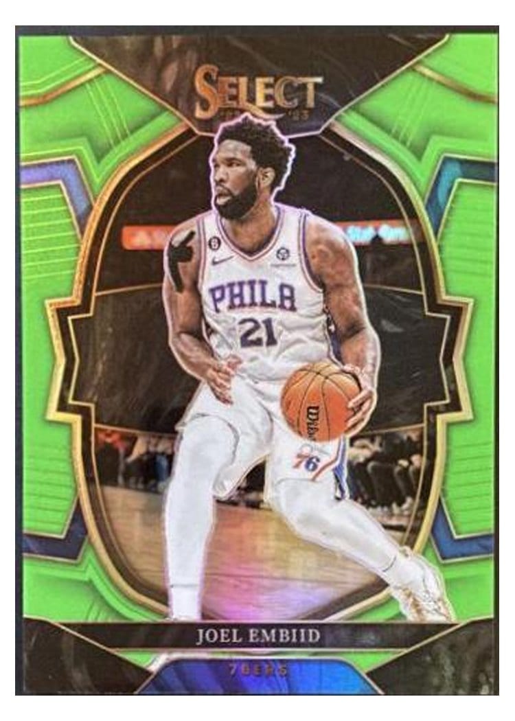 2022-23 Panini Select Base Set Joel Embiid #47 card