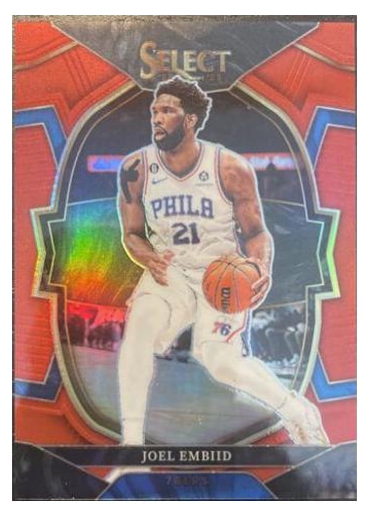 2022-23 Panini Select Base Set Joel Embiid #47 card