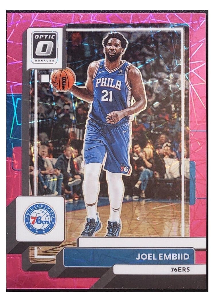 2022 Panini Donruss Optic Joel Embiid #27 card