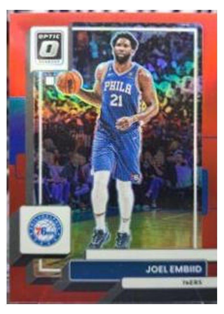 2022 Panini Donruss Optic Joel Embiid #27 card