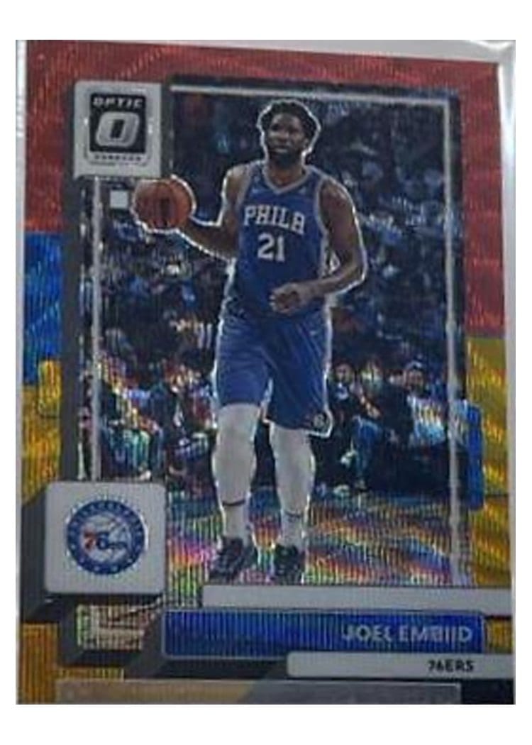 2022 Panini Donruss Optic Joel Embiid #27 card