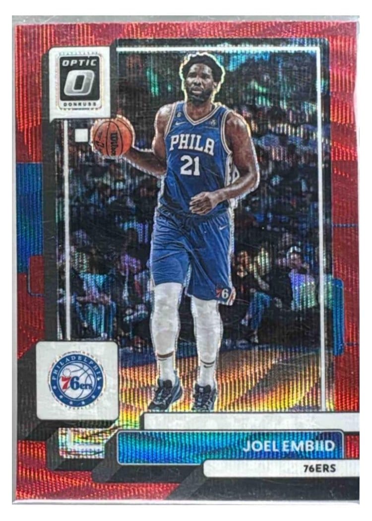 2022 Panini Donruss Optic Joel Embiid #27 card