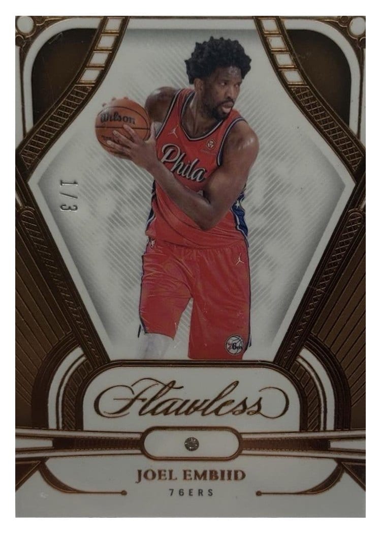 2023-24 Panini Flawless Base Set Joel Embiid #79 card