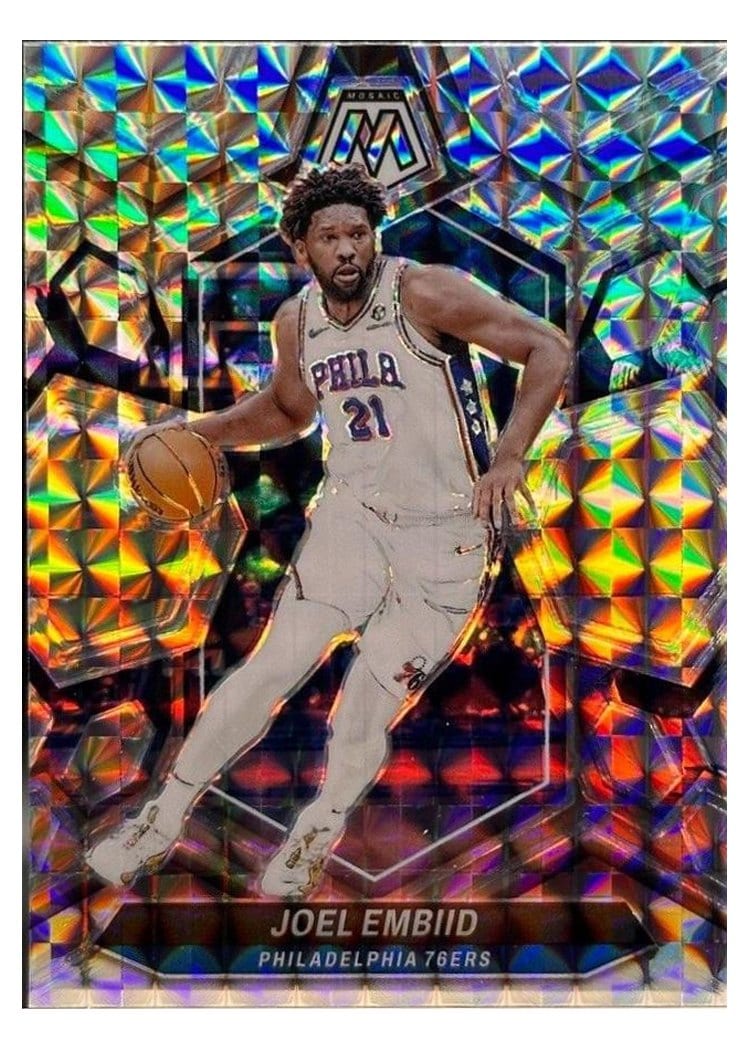 2023-24 Panini Mosaic Base Set Joel Embiid #170 card
