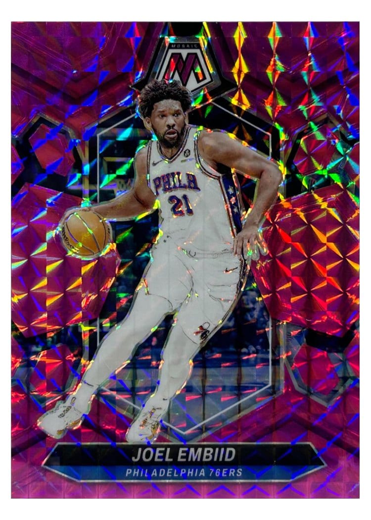 2023-24 Panini Mosaic Base Set Joel Embiid #170 card