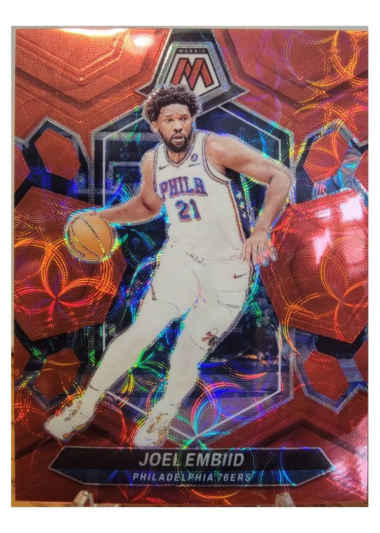 2023-24 Panini Mosaic Base Set Joel Embiid #170 card
