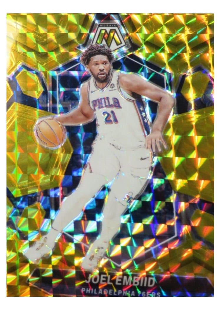 2023-24 Panini Mosaic Base Set Joel Embiid #170 card