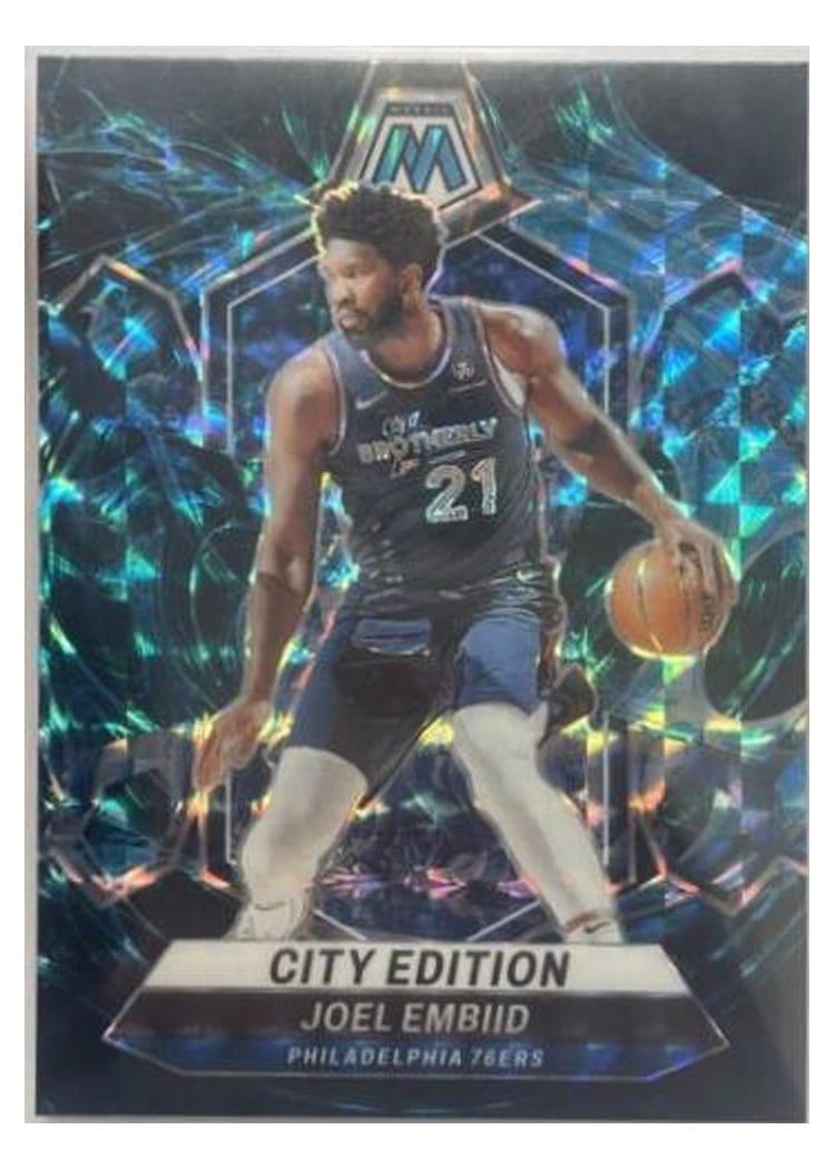 2023-24 Panini Mosaic Base Set Joel Embiid #283 card
