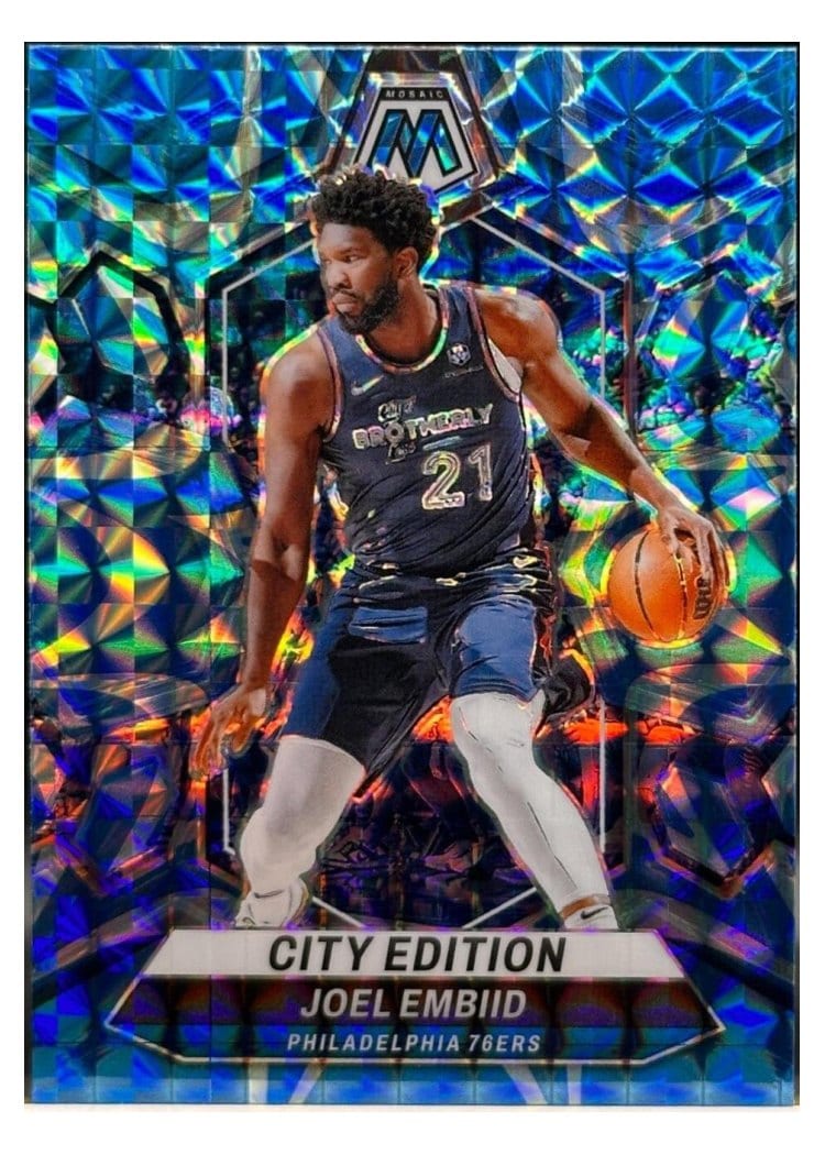 2023-24 Panini Mosaic Base Set Joel Embiid #283 card