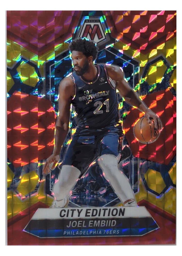 2023-24 Panini Mosaic Base Set Joel Embiid #283 card