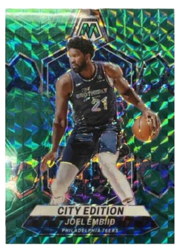 2023-24 Panini Mosaic Base Set Joel Embiid Teal #283 card