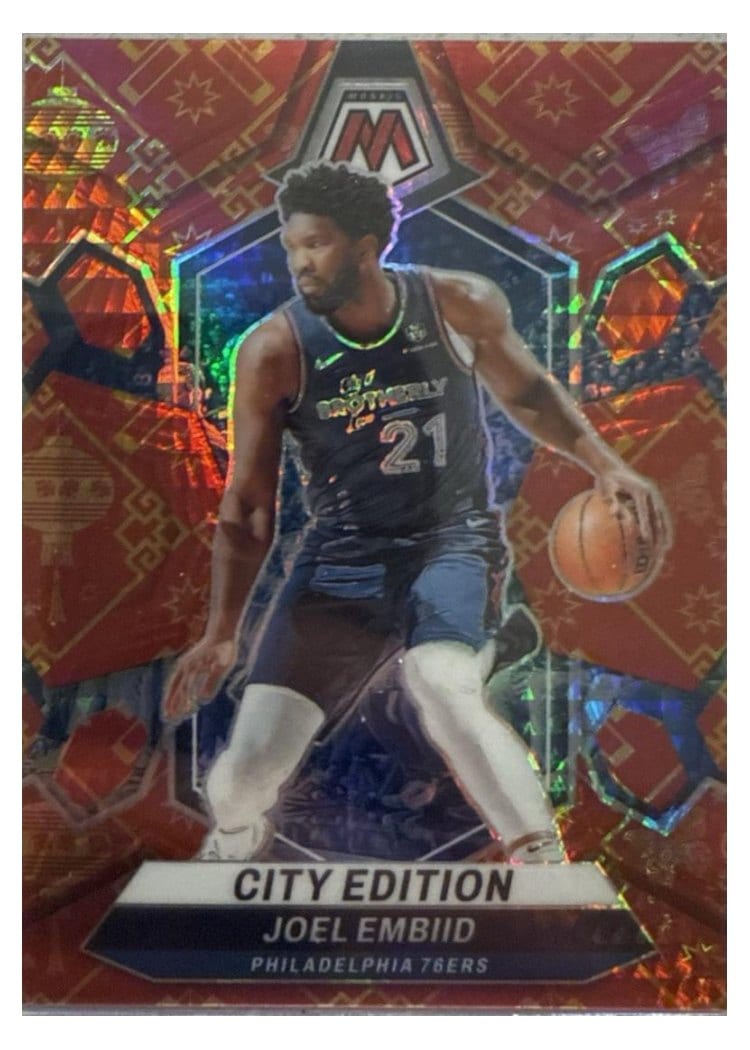 2023-24 Panini Mosaic Base Set Joel Embiid #283 card
