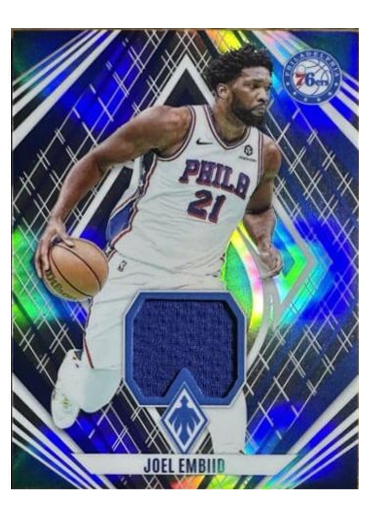 2023-24 Panini Phoenix Veteran Materials Joel Embiid #VM-EMB card