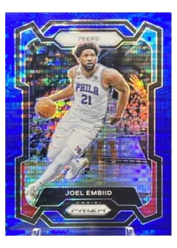 2023-24 Panini Prizm Base Set Joel Embiid #73 card