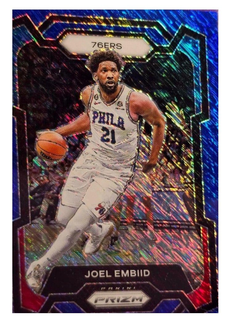 2023-24 Panini Prizm Base Set Joel Embiid #73 card