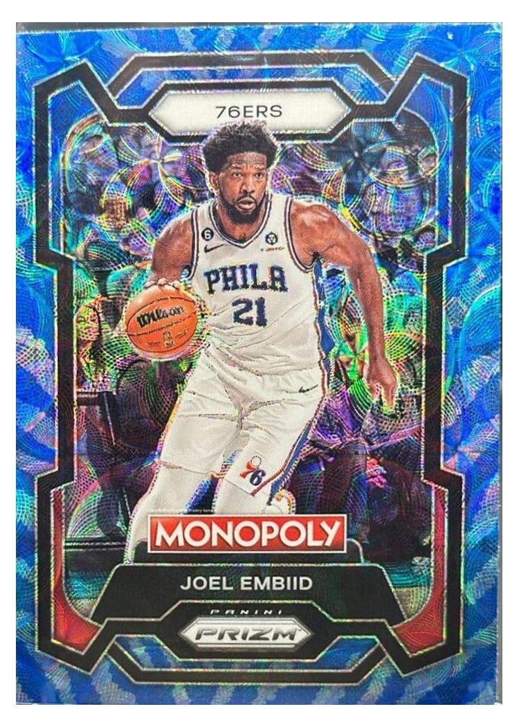 2023-24 Panini Prizm Base Set Joel Embiid #73 card