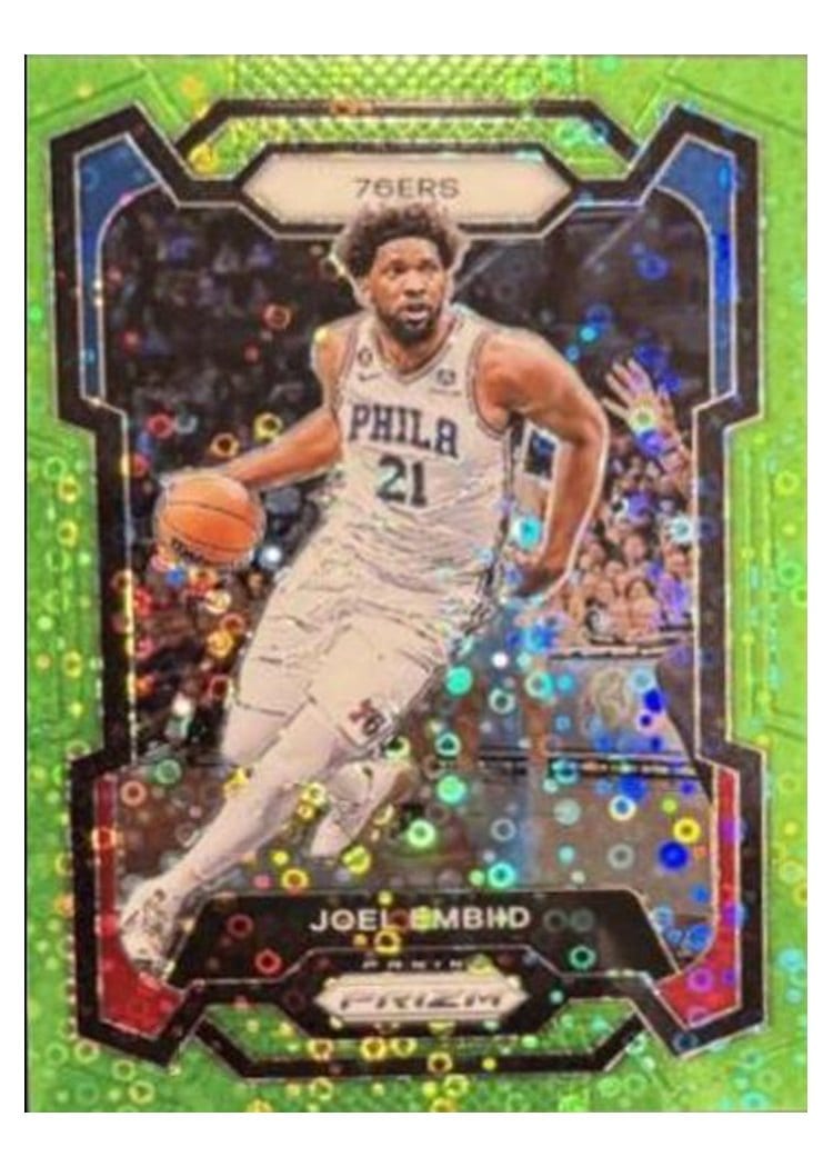 2023-24 Panini Prizm Base Set Joel Embiid #73 card