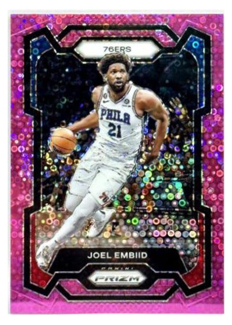 2023-24 Panini Prizm Base Set Joel Embiid #73 card