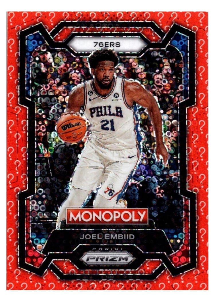 2023-24 Panini Prizm Base Set Joel Embiid #73 card