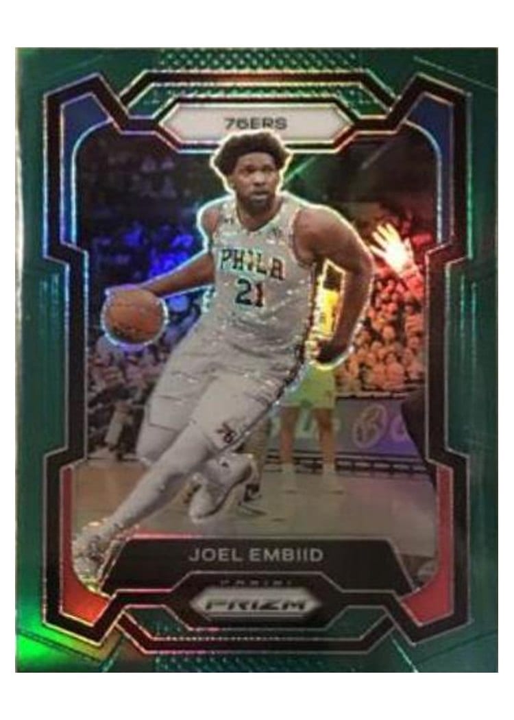 2023-24 Panini Prizm Base Set Joel Embiid #73 card