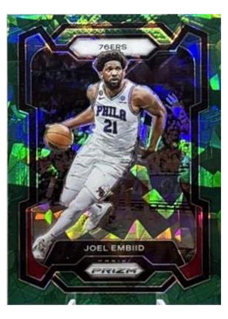 2023-24 Panini Prizm Base Set Joel Embiid #73 card