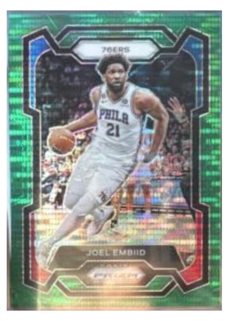 2023-24 Panini Prizm Base Set Joel Embiid #73 card
