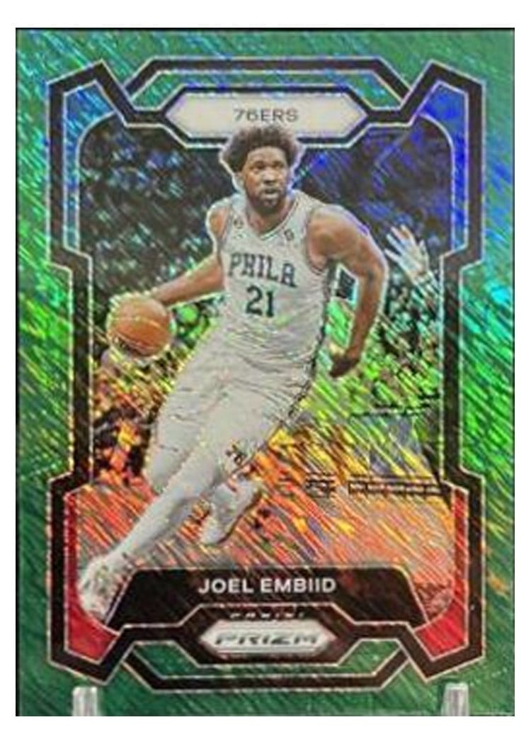 2023-24 Panini Prizm Base Set Joel Embiid #73 card