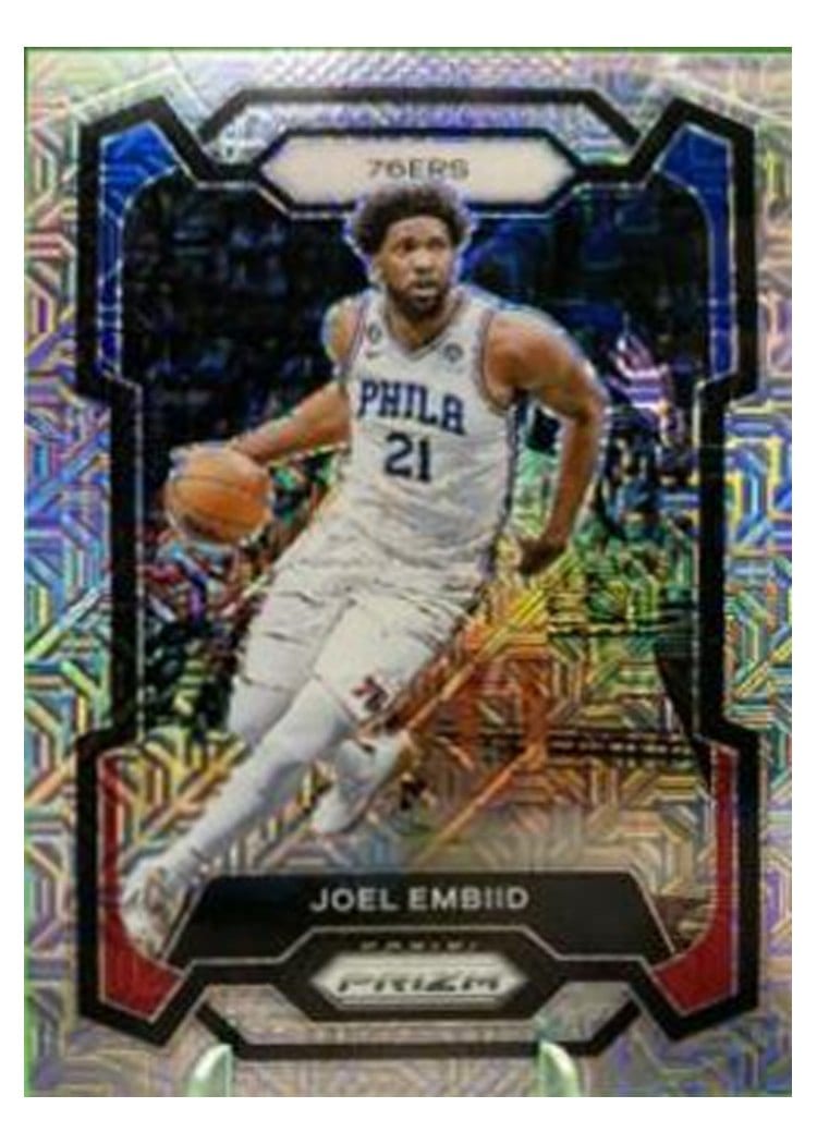2023-24 Panini Prizm Base Set Joel Embiid #73 card