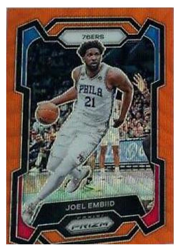 2023-24 Panini Prizm Base Set Joel Embiid #73 card