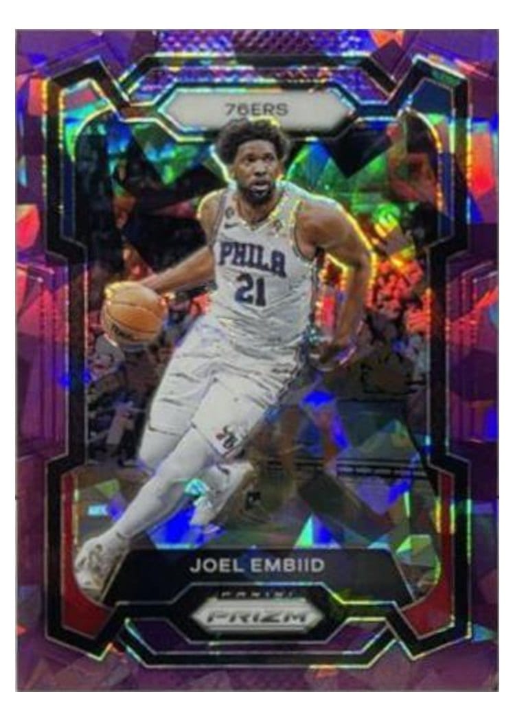2023-24 Panini Prizm Base Set Joel Embiid #73 card