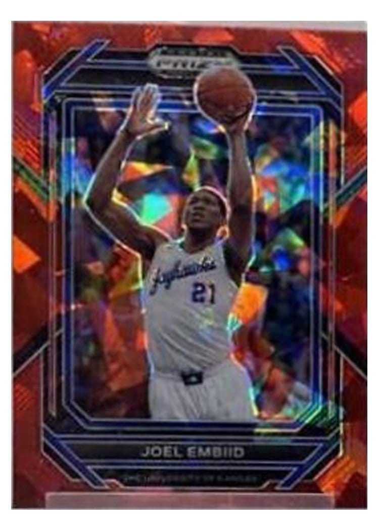 2023-24 Panini Prizm Base Set Joel Embiid #73 card