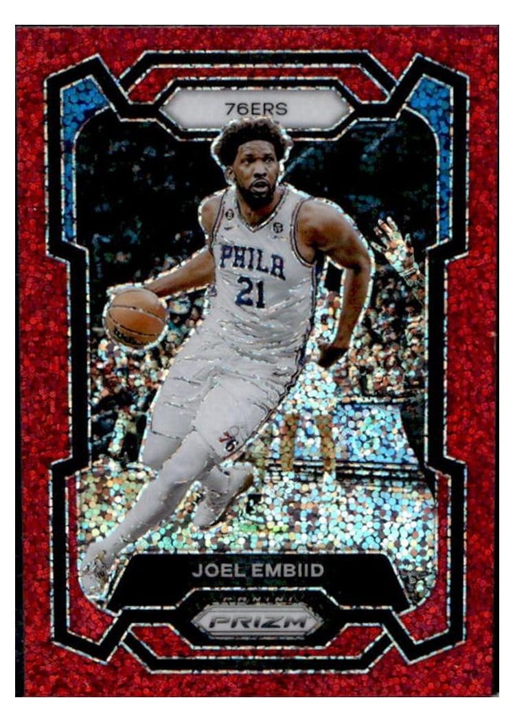 2023-24 Panini Prizm Base Set Joel Embiid #73 card