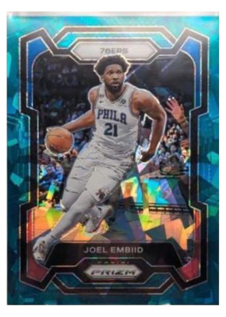 2023-24 Panini Prizm Base Set Joel Embiid #73 card