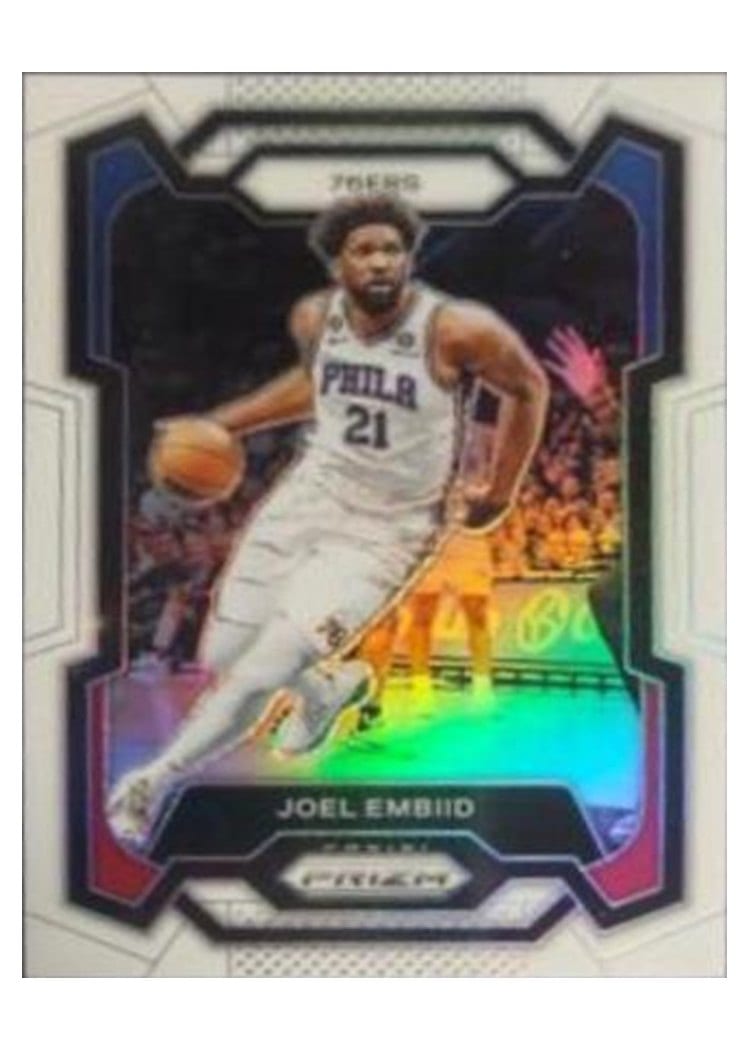 2023-24 Panini Prizm Base Set Joel Embiid #73 card